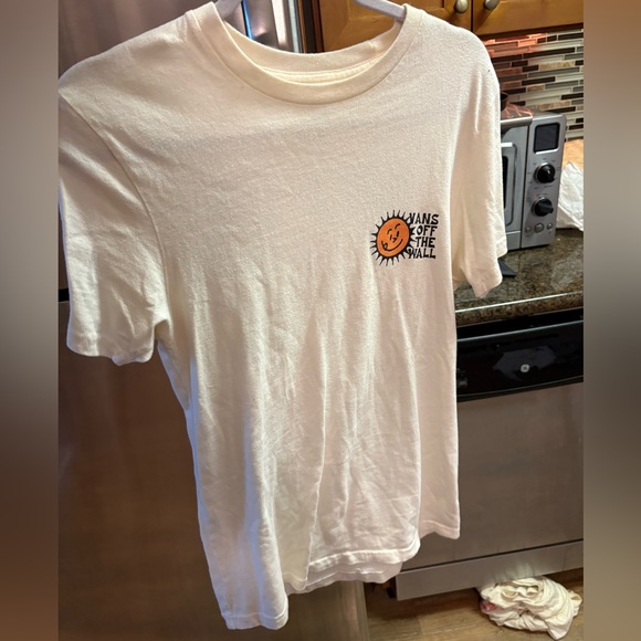 Vans off-white Floral T-Shirt - Picture 1 of 2